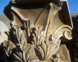 Corinthian capital from the palace. Ai Khanum (Afghanistan). © DAFA.
